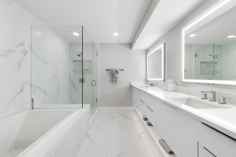 Modern master bath